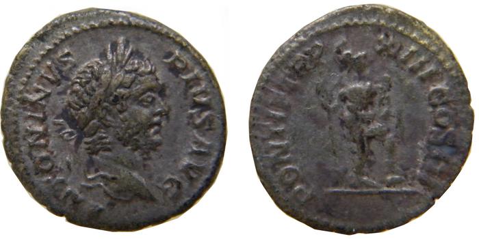 RIC IV Caracalla 117A, реверс, bm