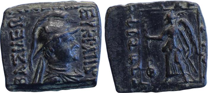 Bactrian and Indo-Greek Coinage Eucratides I 26.1, bm