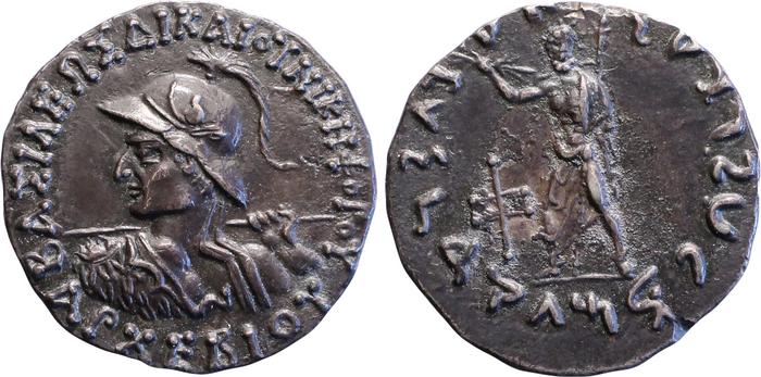 Bactrian and Indo-Greek Coinage Archebius 7.2, bm