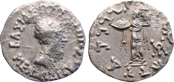Bactrian and Indo-Greek Coinage Menander I 13.10, bm