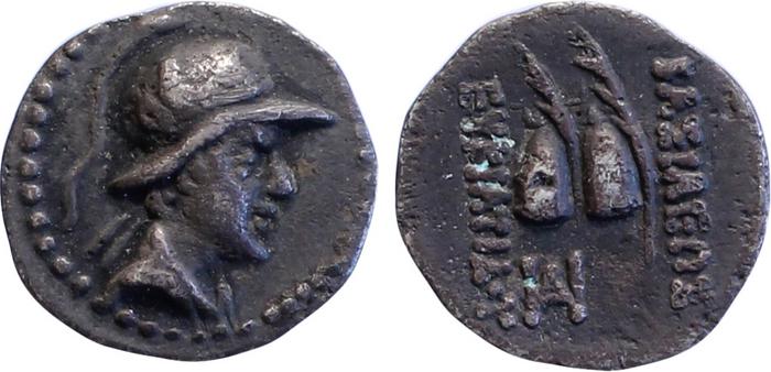 Bactrian and Indo-Greek Coinage Eucratides I 9.2, bm
