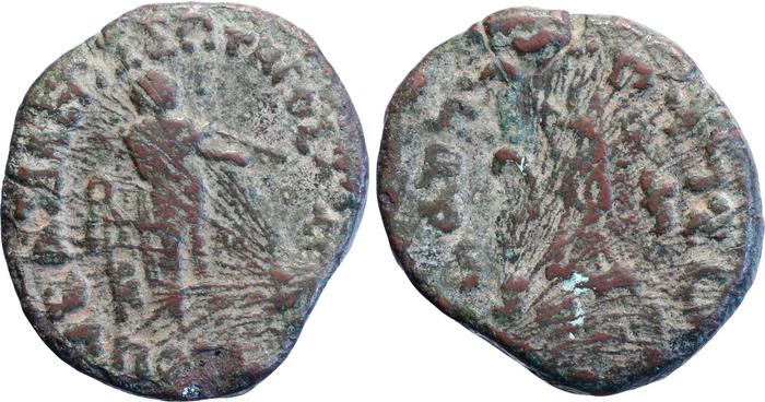 Bactrian and Indo-Greek Coinage Apollodotus II 6.3, bm