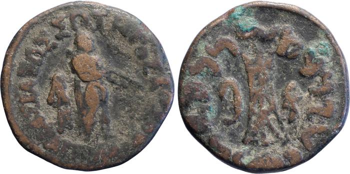 Bactrian and Indo-Greek Coinage Apollodotus II 6.3, bm
