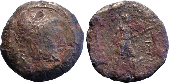 Bactrian and Indo-Greek Coinage Diodotus I or Diodotus II 8, bm
