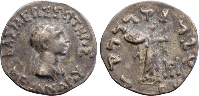 Bactrian and Indo-Greek Coinage Menander I 13.10, bm