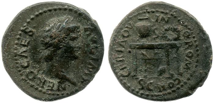 RIC I (second edition) Nero 247, реверс, bm