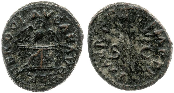 RIC I (second edition) Nero 319, реверс, bm