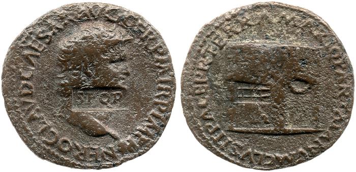 RIC I (second edition) Nero 469, реверс, bm