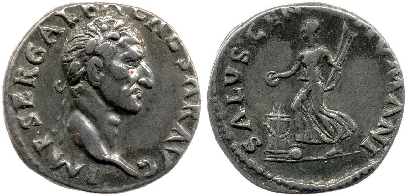 RIC I (second edition) Galba 211, аверс, bm