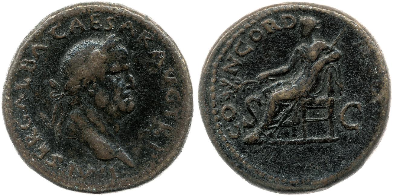 аверс RIC I (second edition) Galba 344