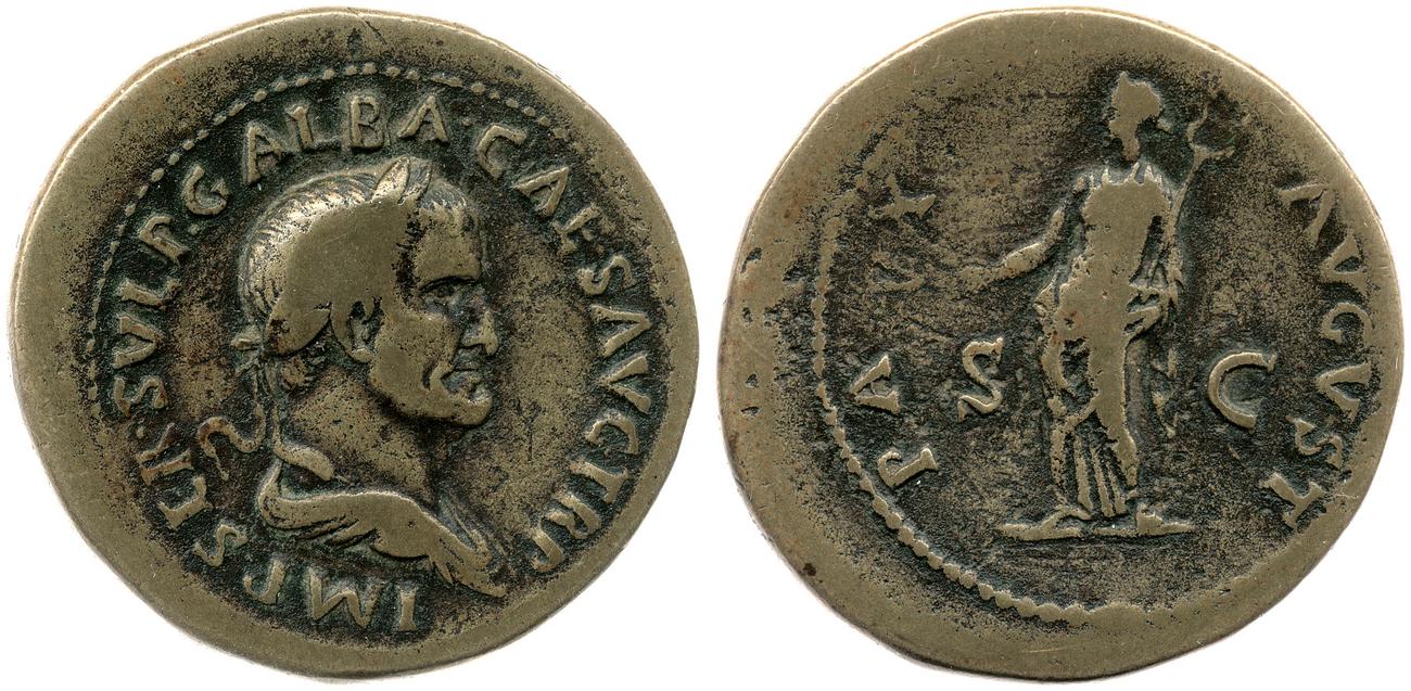 RIC I (second edition) Galba 320, аверс, bm