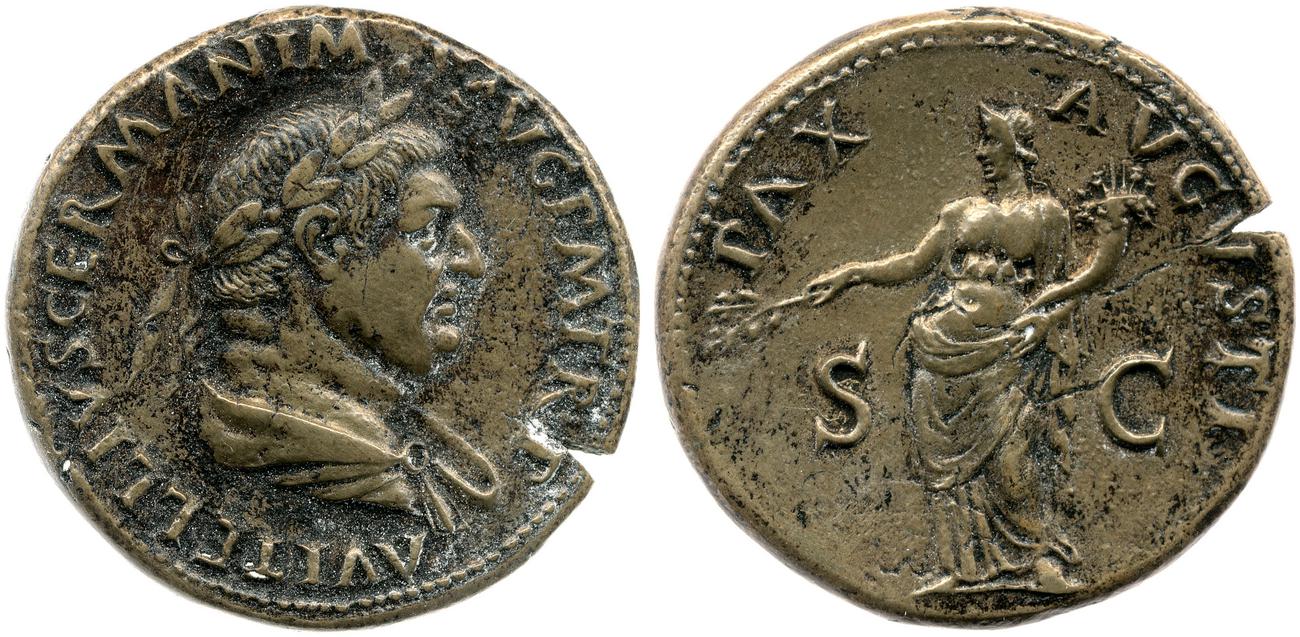 RIC I (second edition) Vitellius 139, аверс, bm