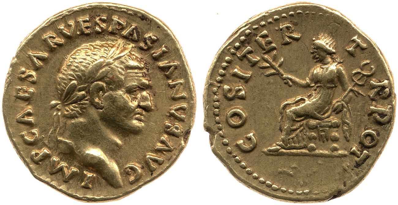 RIC II, Part 1 (second edition) Vespasian 28, аверс, bm