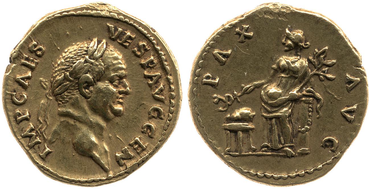 аверс RIC II, Part 1 (second edition) Vespasian 512