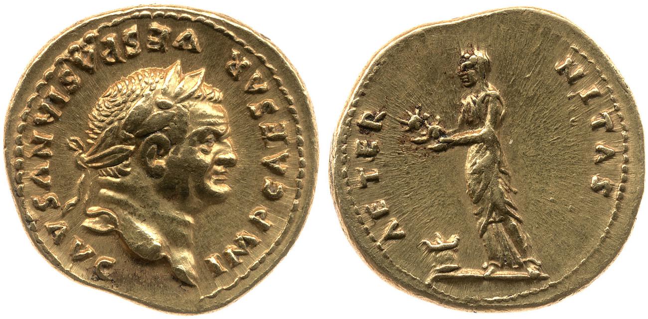 аверс RIC II, Part 1 (second edition) Vespasian 838