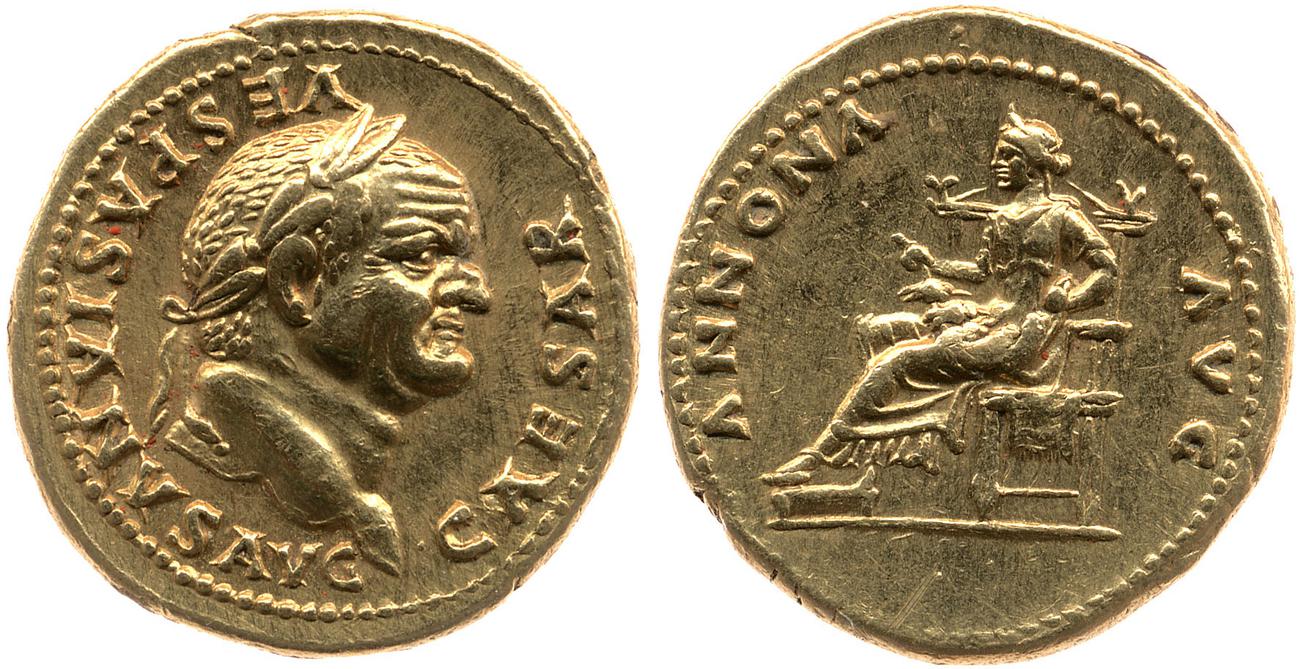 RIC II, Part 1 (second edition) Vespasian 963, аверс, bm