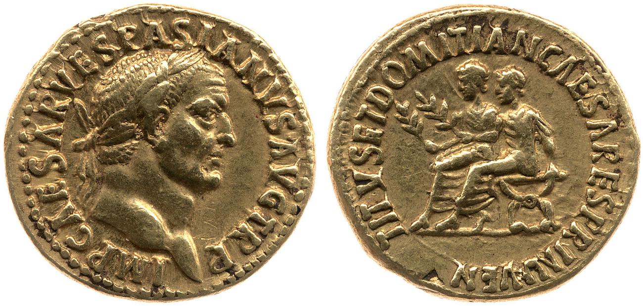 RIC II, Part 1 (second edition) Vespasian 1123, аверс, bm