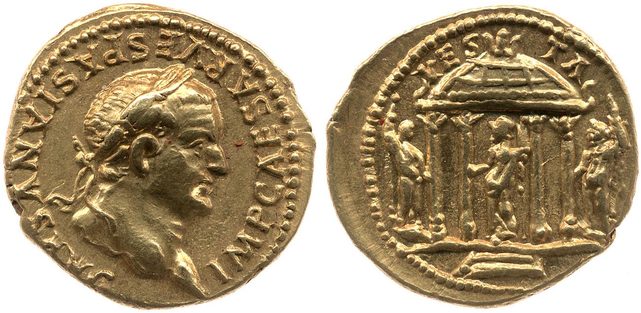 аверс RIC II, Part 1 (second edition) Vespasian 550