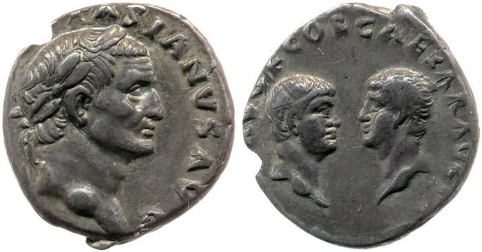 RIC II, Part 1 (second edition) Vespasian 16, реверс, bm
