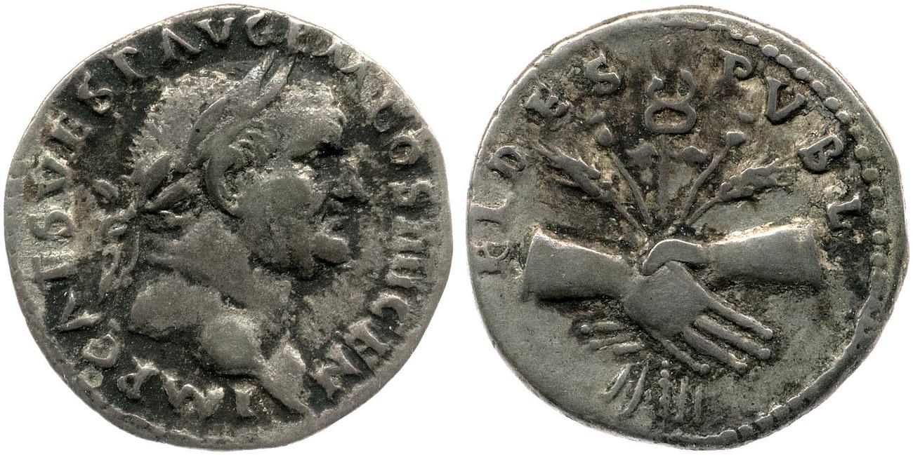 RIC II, Part 1 (second edition) Vespasian 520, аверс, bm