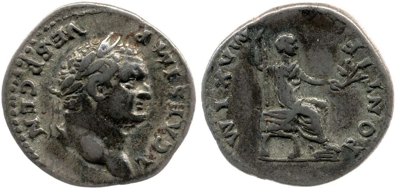 аверс RIC II, Part 1 (second edition) Vespasian 553