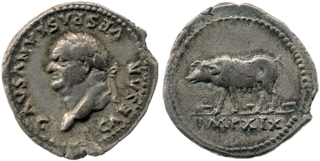 аверс RIC II, Part 1 (second edition) Vespasian 983