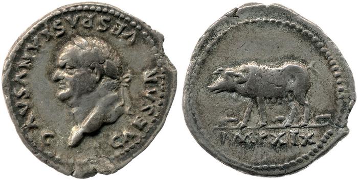 реверс RIC II, Part 1 (second edition) Vespasian 983
