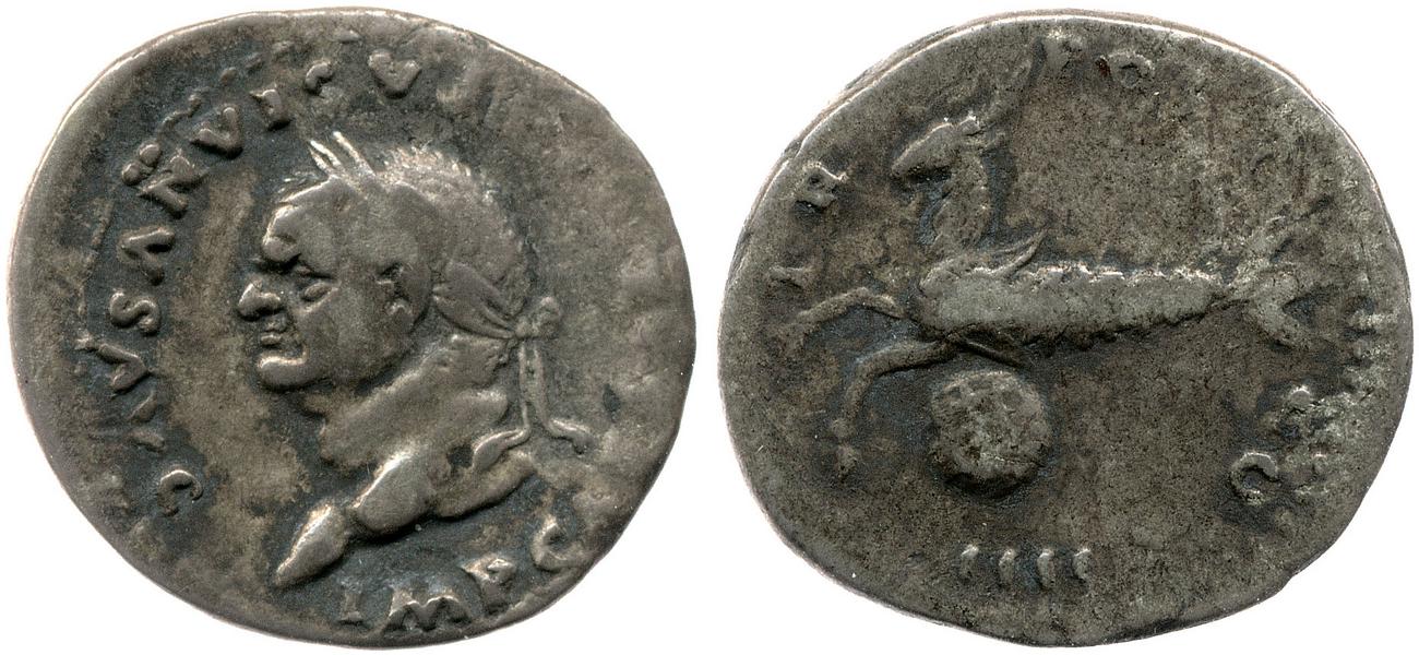 obverse RIC II, Part 1 (second edition) Vespasian 1060