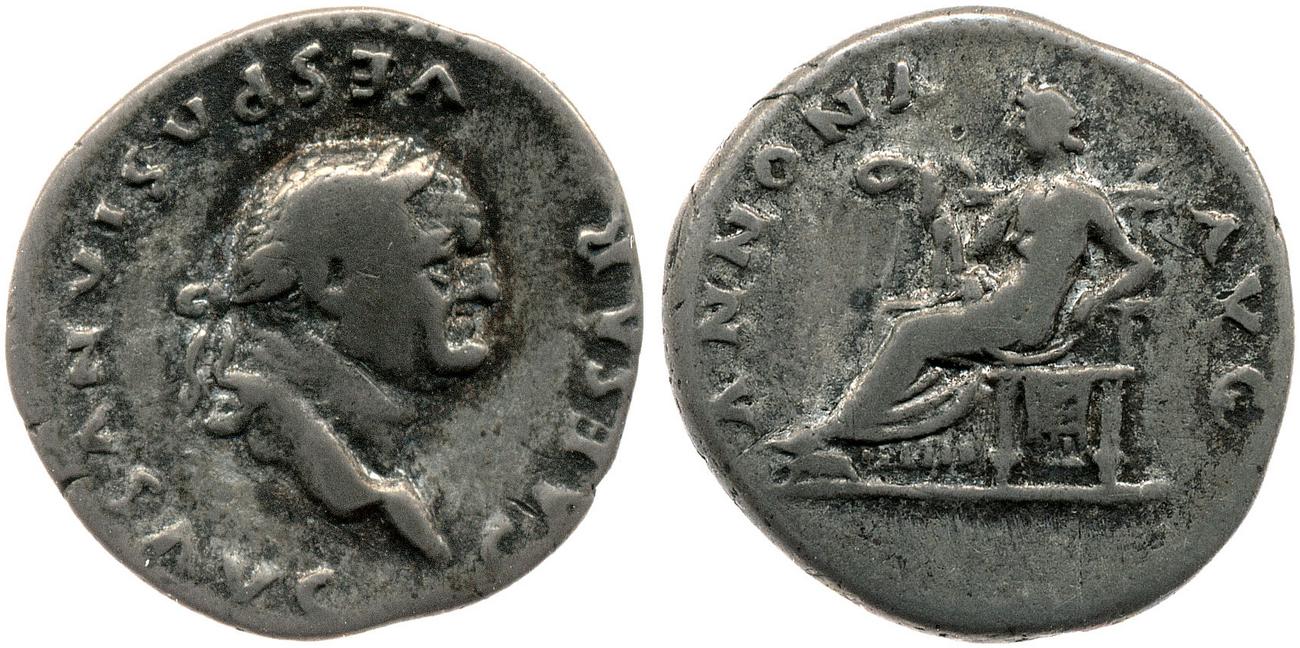 RIC II, Part 1 (second edition) Vespasian 964, аверс, bm