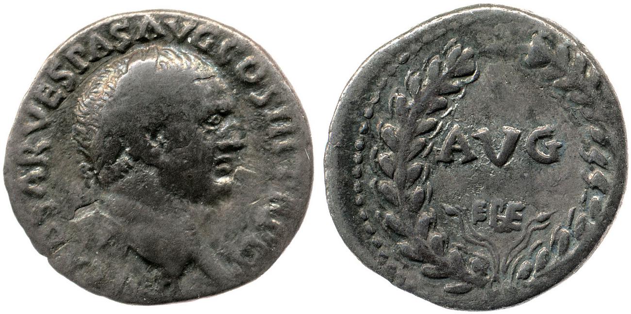 RIC II, Part 1 (second edition) Vespasian 1427, аверс, bm
