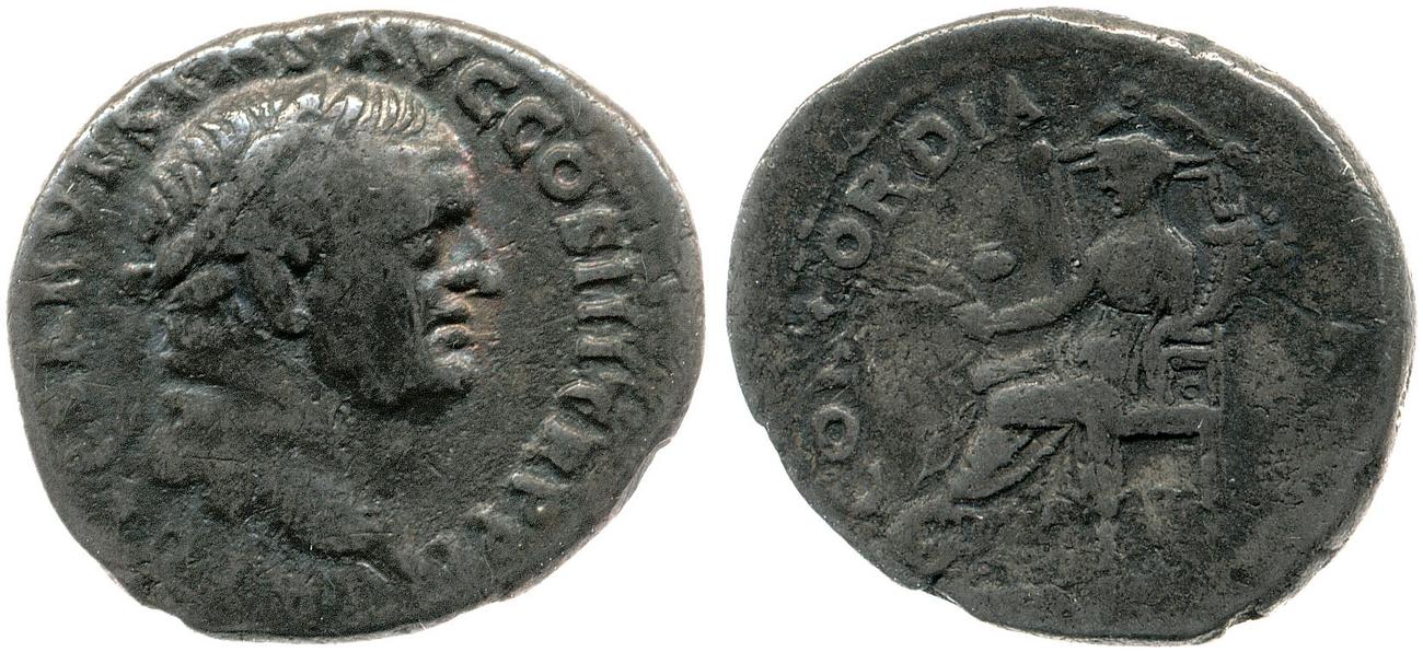 RIC II, Part 1 (second edition) Vespasian 1428, аверс, bm