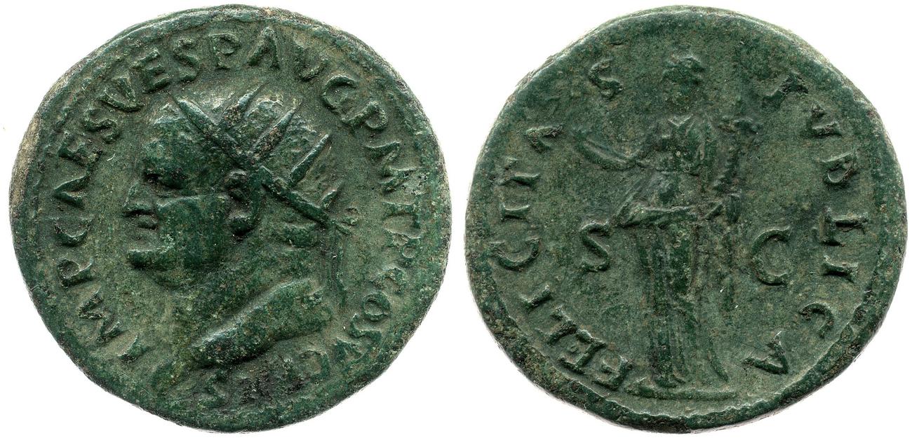 аверс RIC II, Part 1 (second edition) Vespasian 716