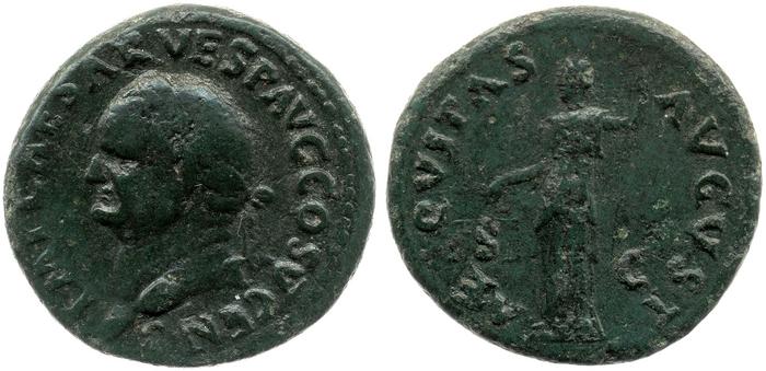 реверс RIC II, Part 1 (second edition) Vespasian 722