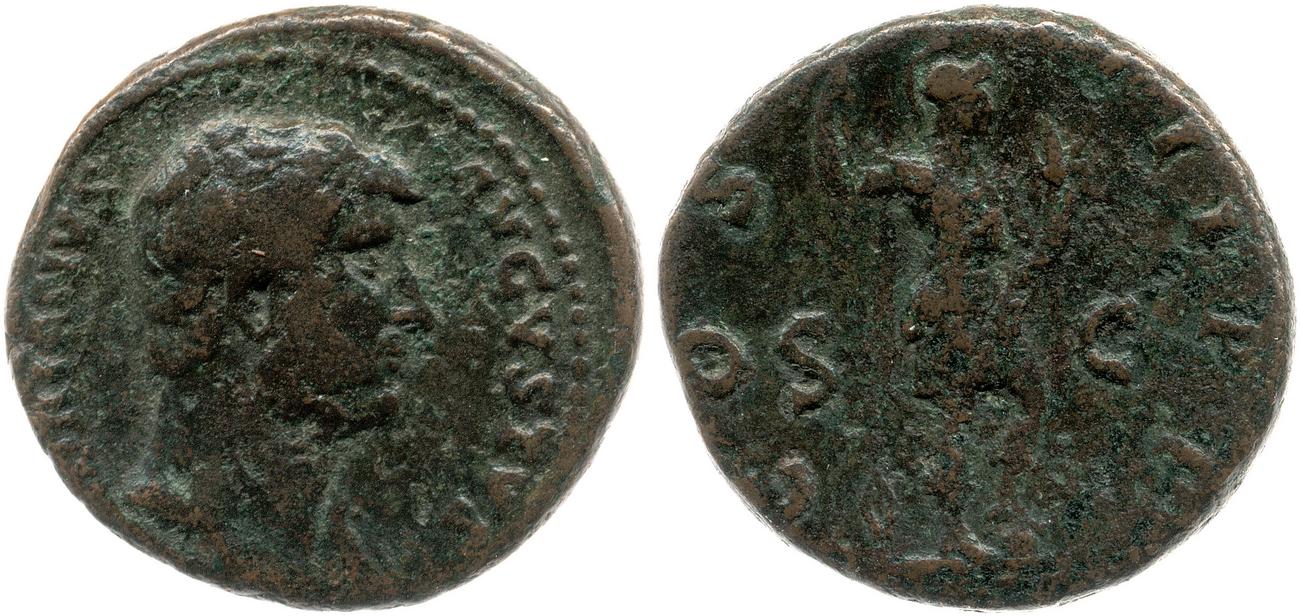 аверс RIC II, Part 3 (second edition) Hadrian 1373