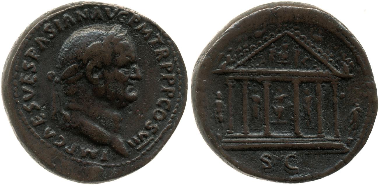 аверс RIC II, Part 1 (second edition) Vespasian 886
