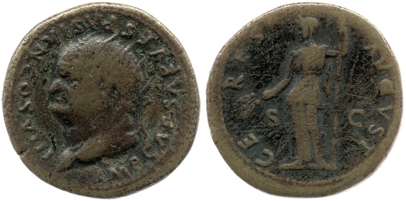 аверс RIC II, Part 1 (second edition) Vespasian 999