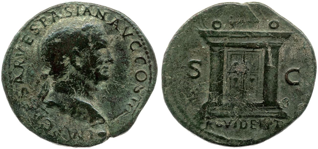 аверс RIC II, Part 1 (second edition) Vespasian 1167