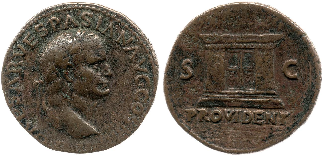 аверс RIC II, Part 1 (second edition) Vespasian 1200