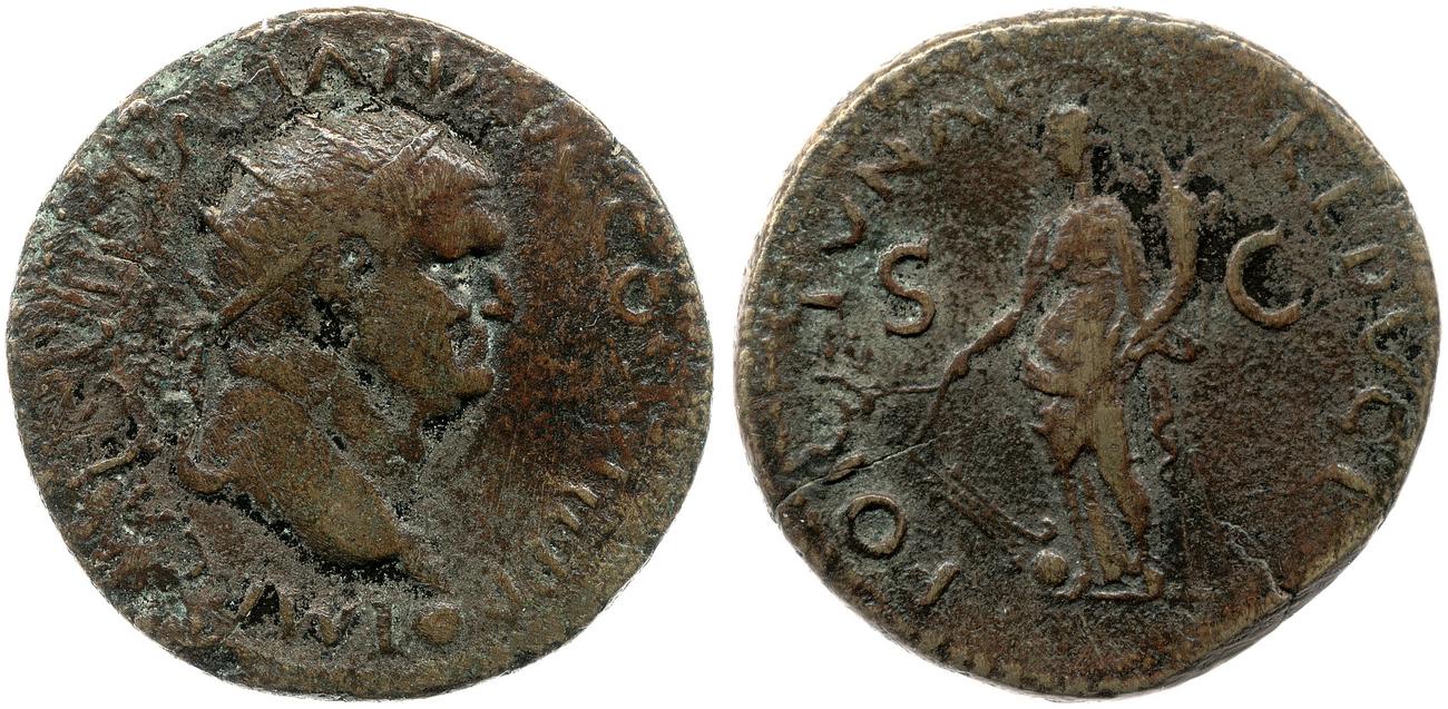 RIC II, Part 1 (second edition) Vespasian 1217, аверс, bm
