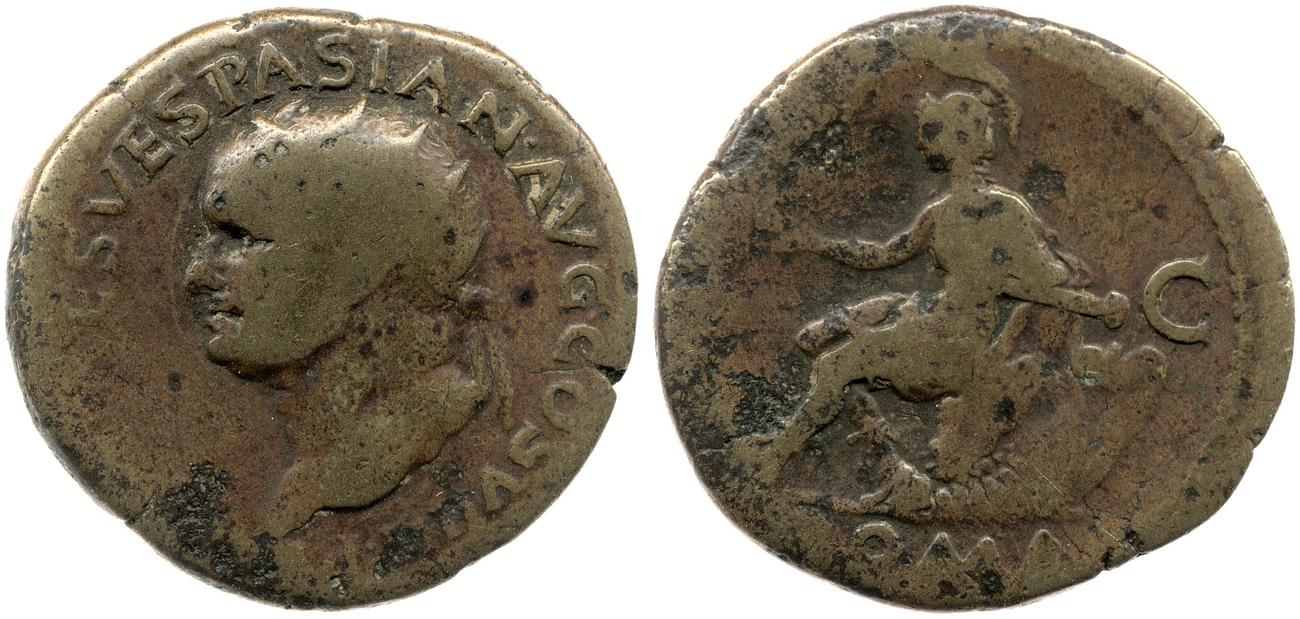 аверс RIC II, Part 1 (second edition) Vespasian 1222