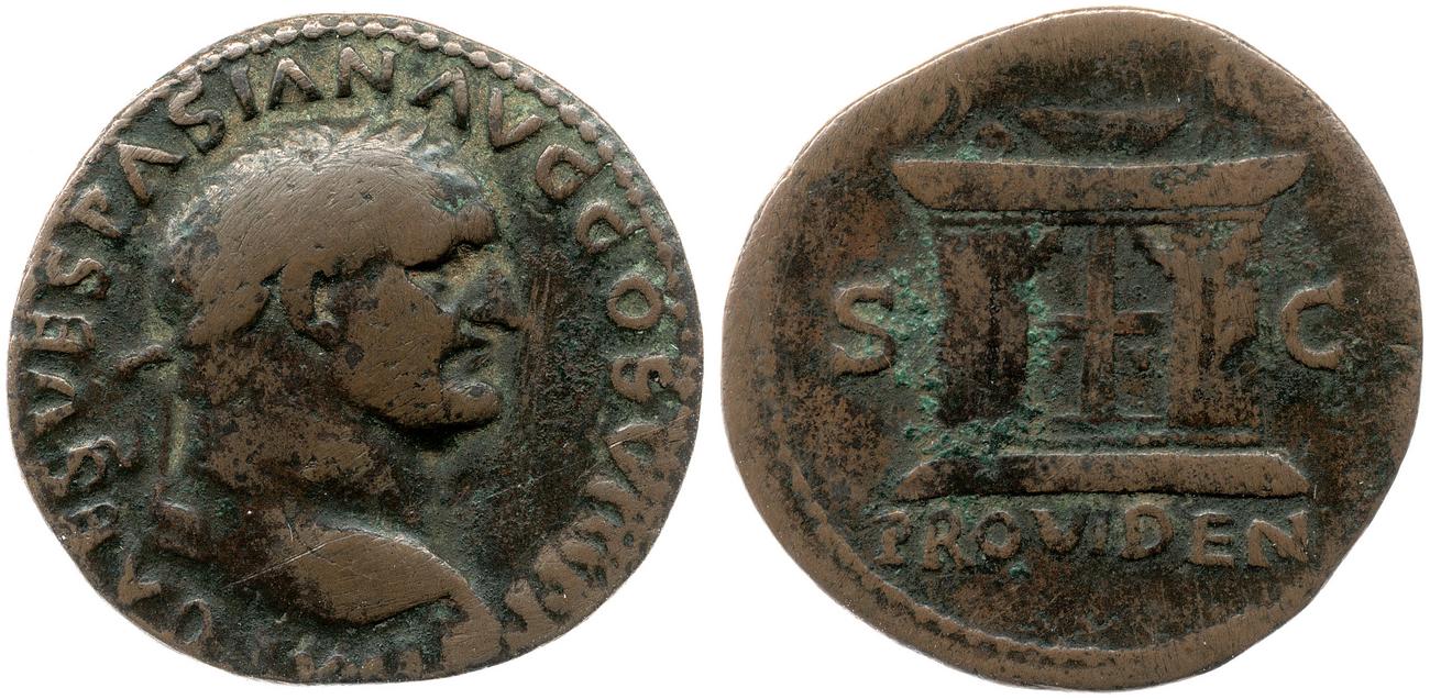 аверс RIC II, Part 1 (second edition) Vespasian 1235
