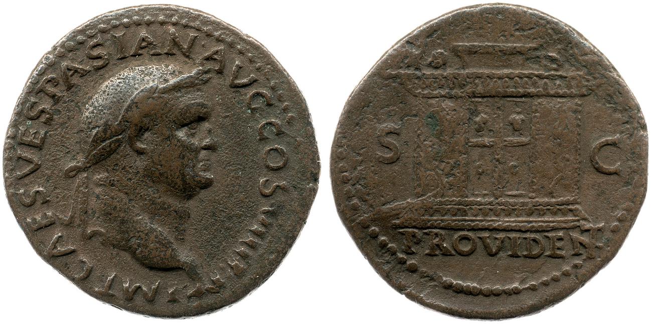 аверс RIC II, Part 1 (second edition) Vespasian 1234