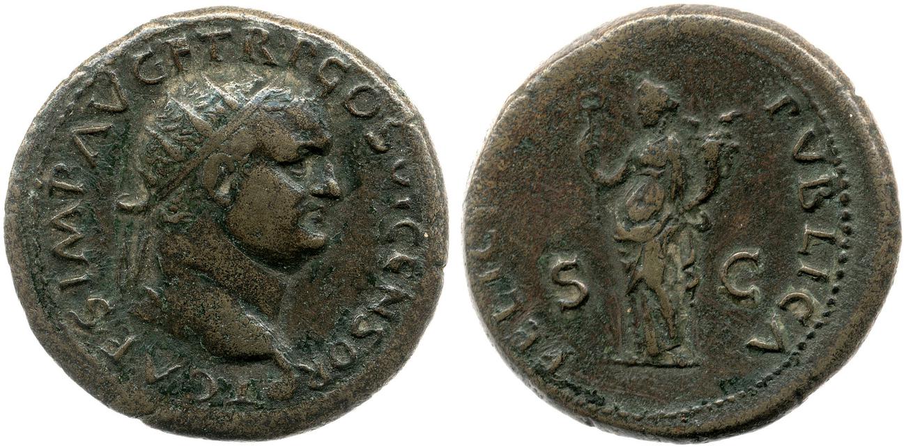 аверс RIC II, Part 1 (second edition) Vespasian 1253