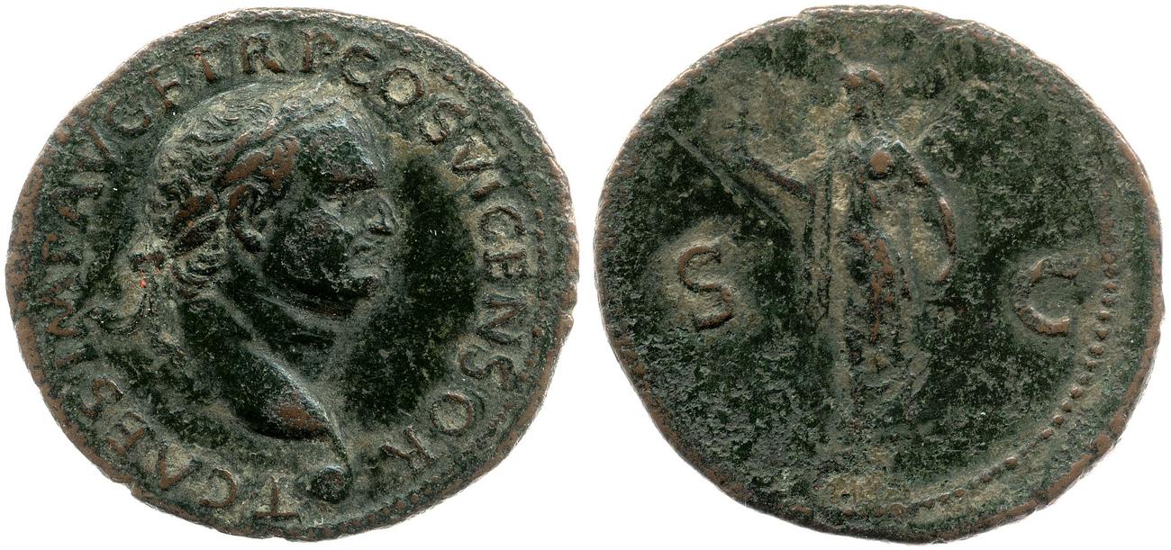 аверс RIC II, Part 1 (second edition) Vespasian 1273