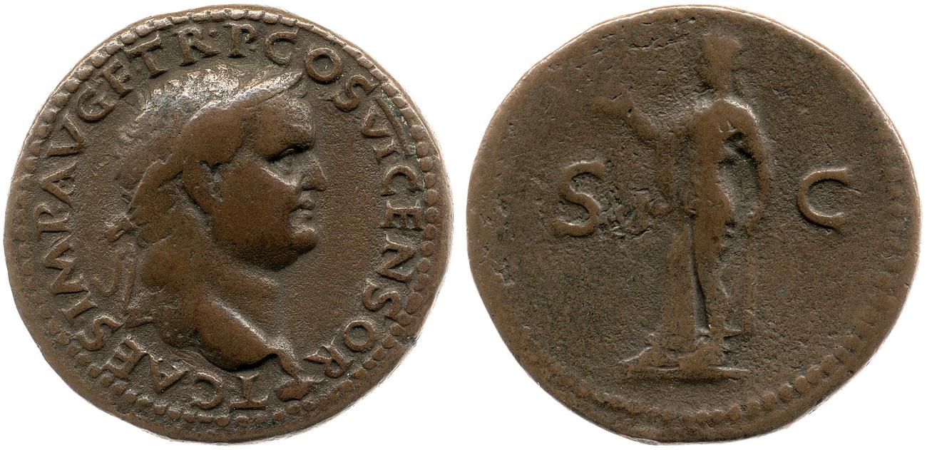 RIC II, Part 1 (second edition) Vespasian 1273, аверс, bm