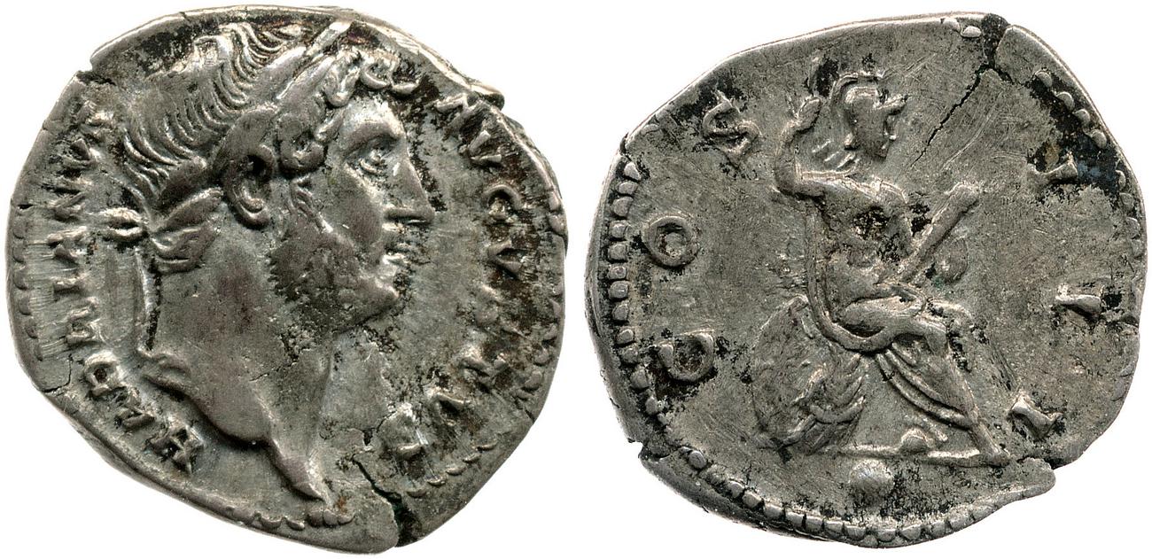 RIC II, Part 3 (second edition) Hadrian 861, аверс, bm