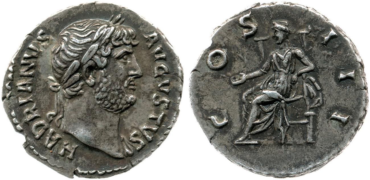 RIC II, Part 3 (second edition) Hadrian 716, аверс, bm