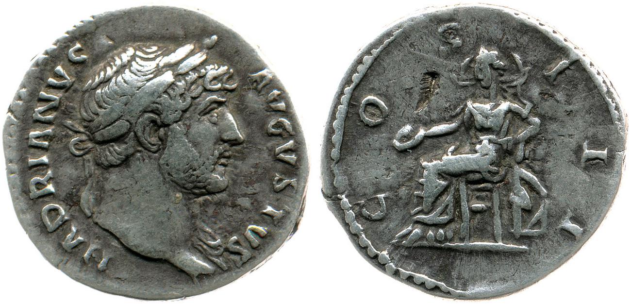 RIC II, Part 3 (second edition) Hadrian 716, аверс, bm