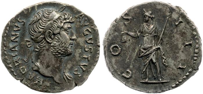 RIC II, Part 3 (second edition) Hadrian 720, реверс, bm