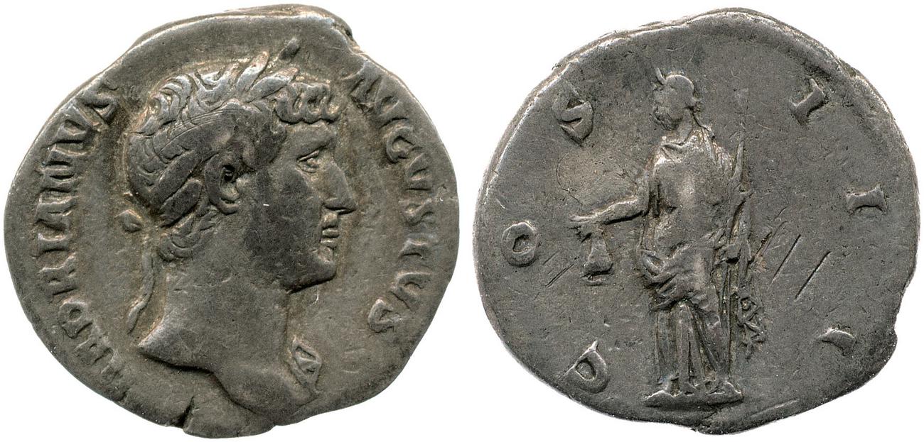 RIC II, Part 3 (second edition) Hadrian 720, аверс, bm